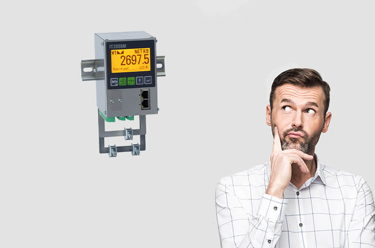 Weighing electronics for process scales