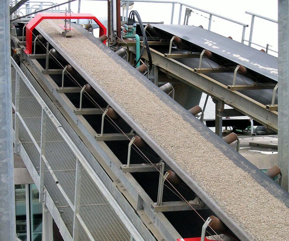 Balances à bande pour des matériaux en vrac