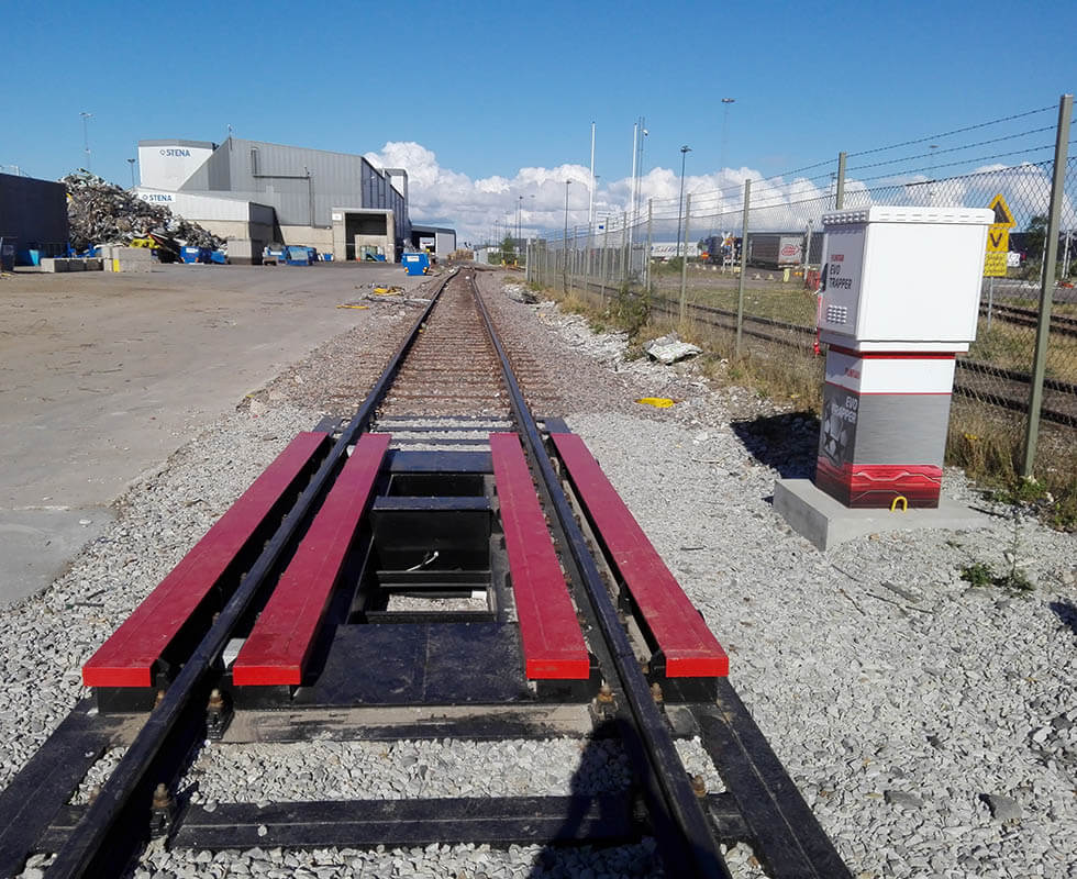 Báscula dinámica para ferrocarriles