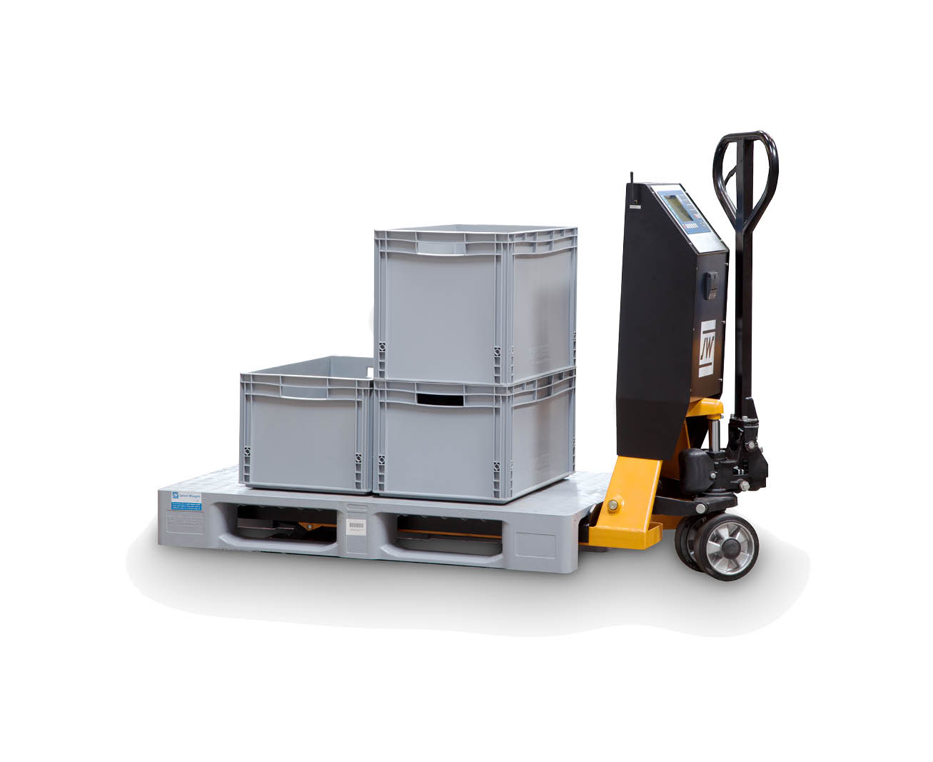 Fork lift scale