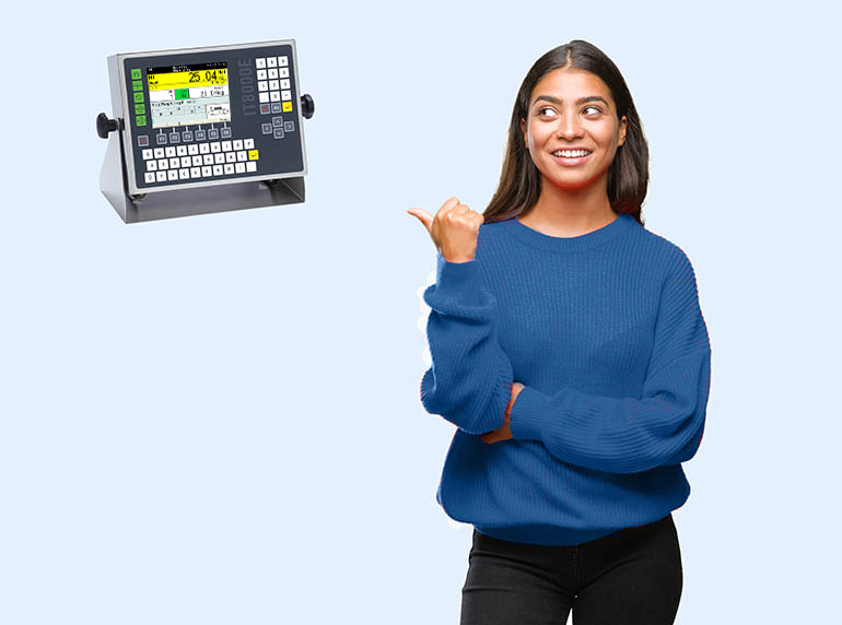 Scale connections of weighing terminals