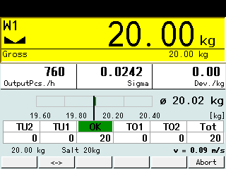 CHECK E Software / checkweigher