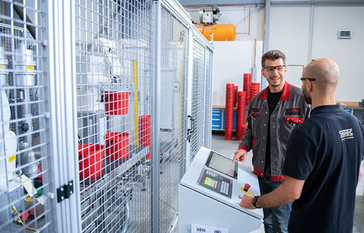 Abf&uuml;llanlage mit SysTec W&auml;geterminals