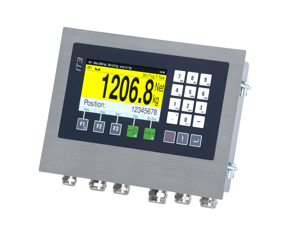 Legal-for-trade: IT3 SysTec weighing controller