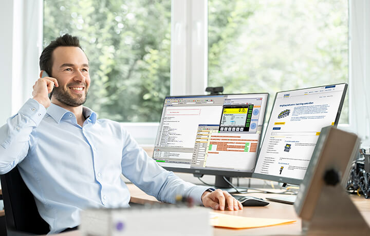 [[Translate to "Français"]] Freely programmable SysTec weighing indicators