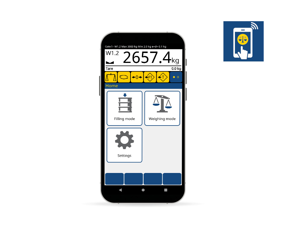 Aplicación ScaleRemote para iOS y Android