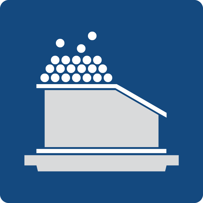 counting scales in production or incoming goods