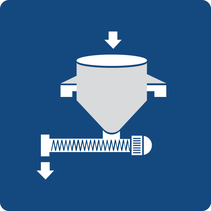 SysTec weighing systems for loss-in-weight applications