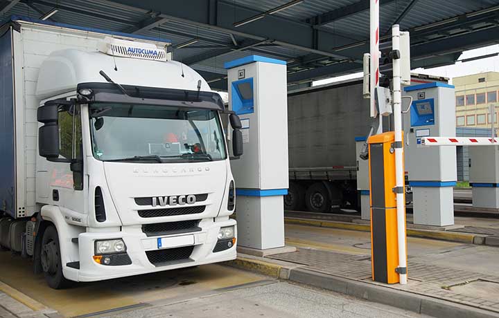 Pont-bascule pour camion avec terminal de pesage SysTec