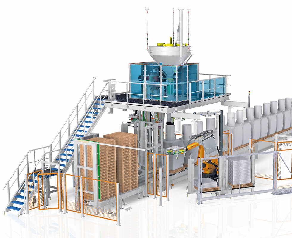 big bag filling line