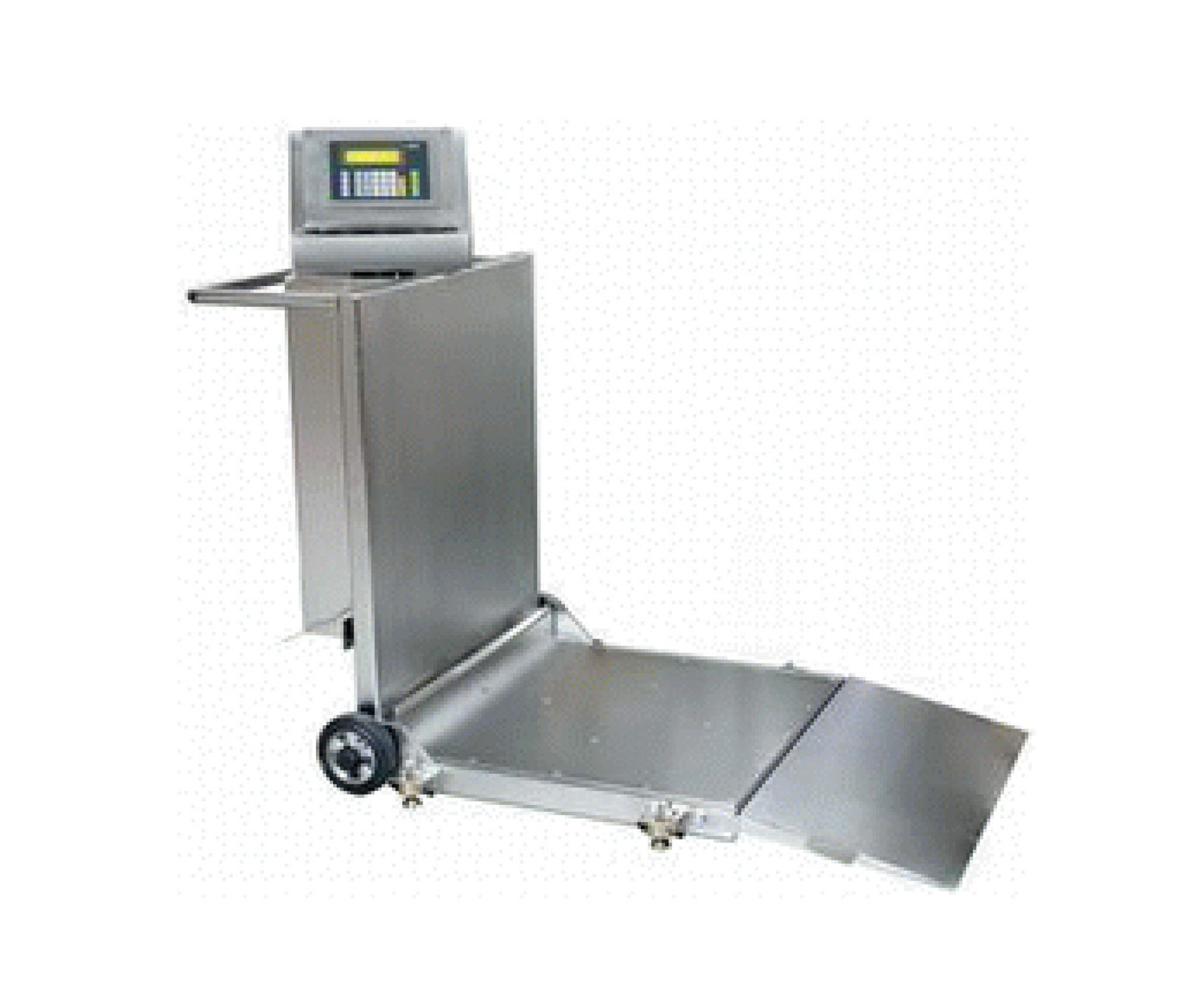 Weighing terminals for keg scales