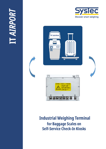 Brochure weighing terminals baggage scales airport